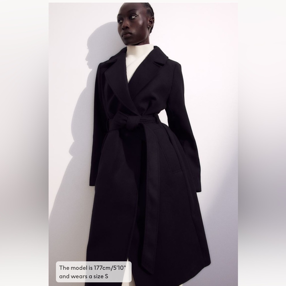 Long black coat